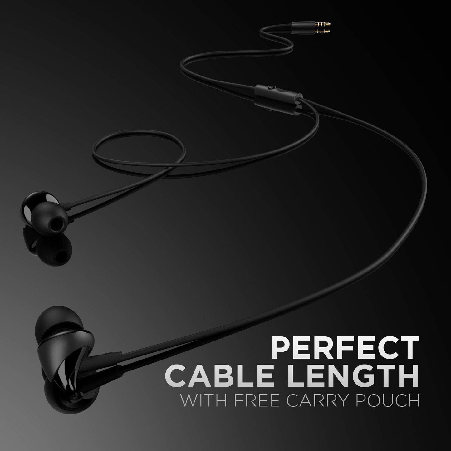 boAt BassHeads 100 in-Ear Headphones with Mic