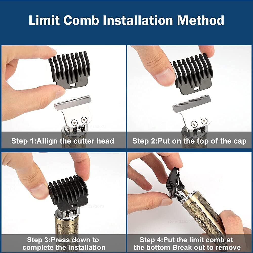 Maxtop Professional Hair Clipper with 1200mAh battery for 120 mins runtime, Acute angle cutter head, 5 length settings