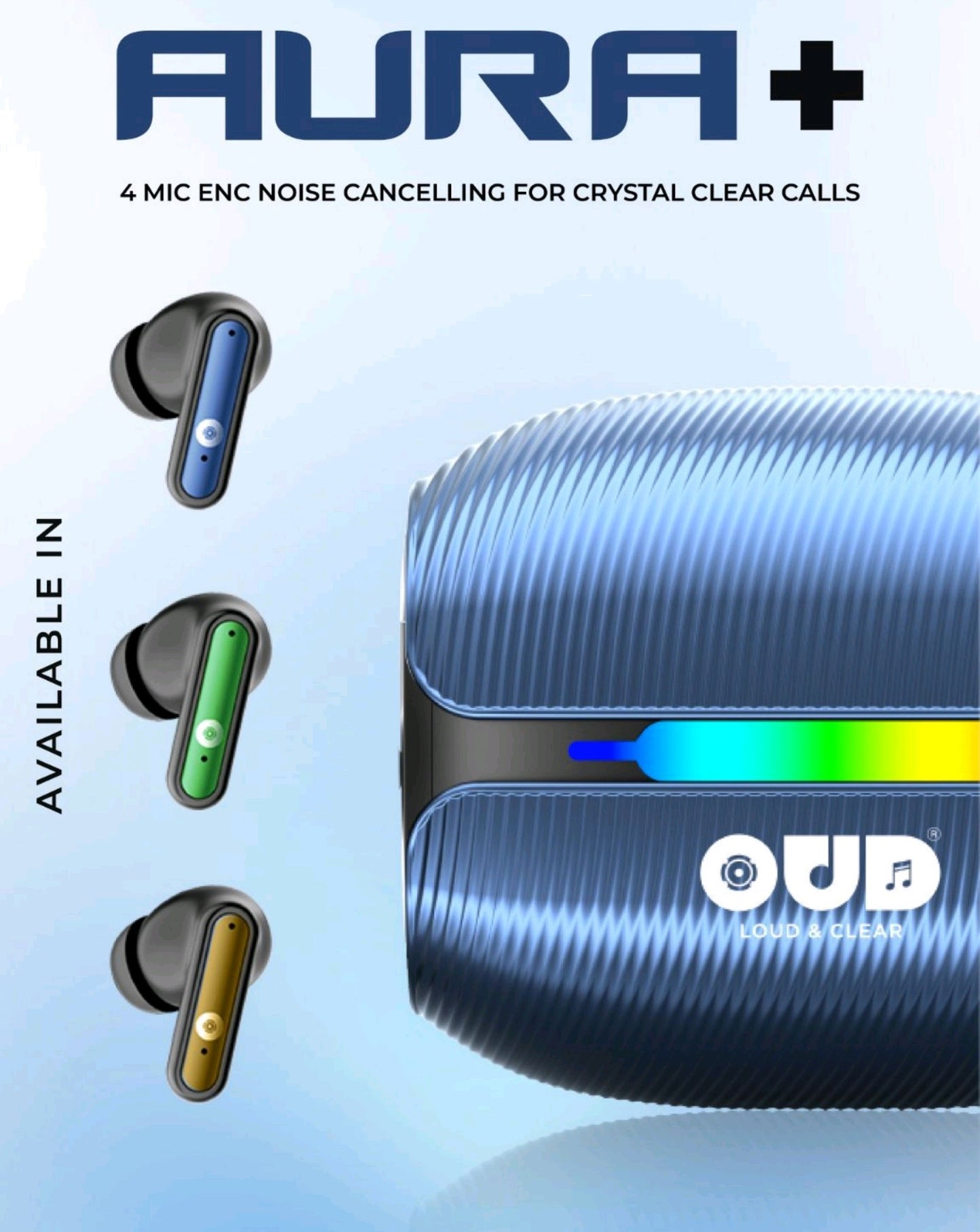 OUD AURA+ Gaming TWS Earbuds