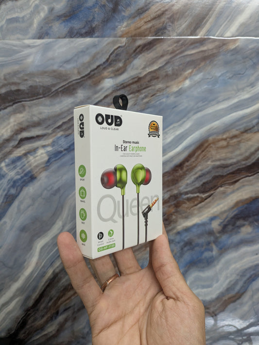 OUD QUEEN Wired Earphones