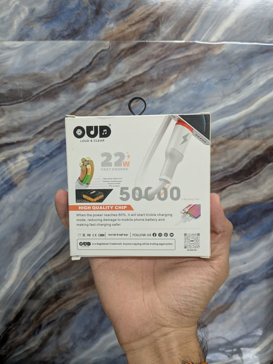 OUD SPEEDCORD 22Watt Type-C Charging Cable