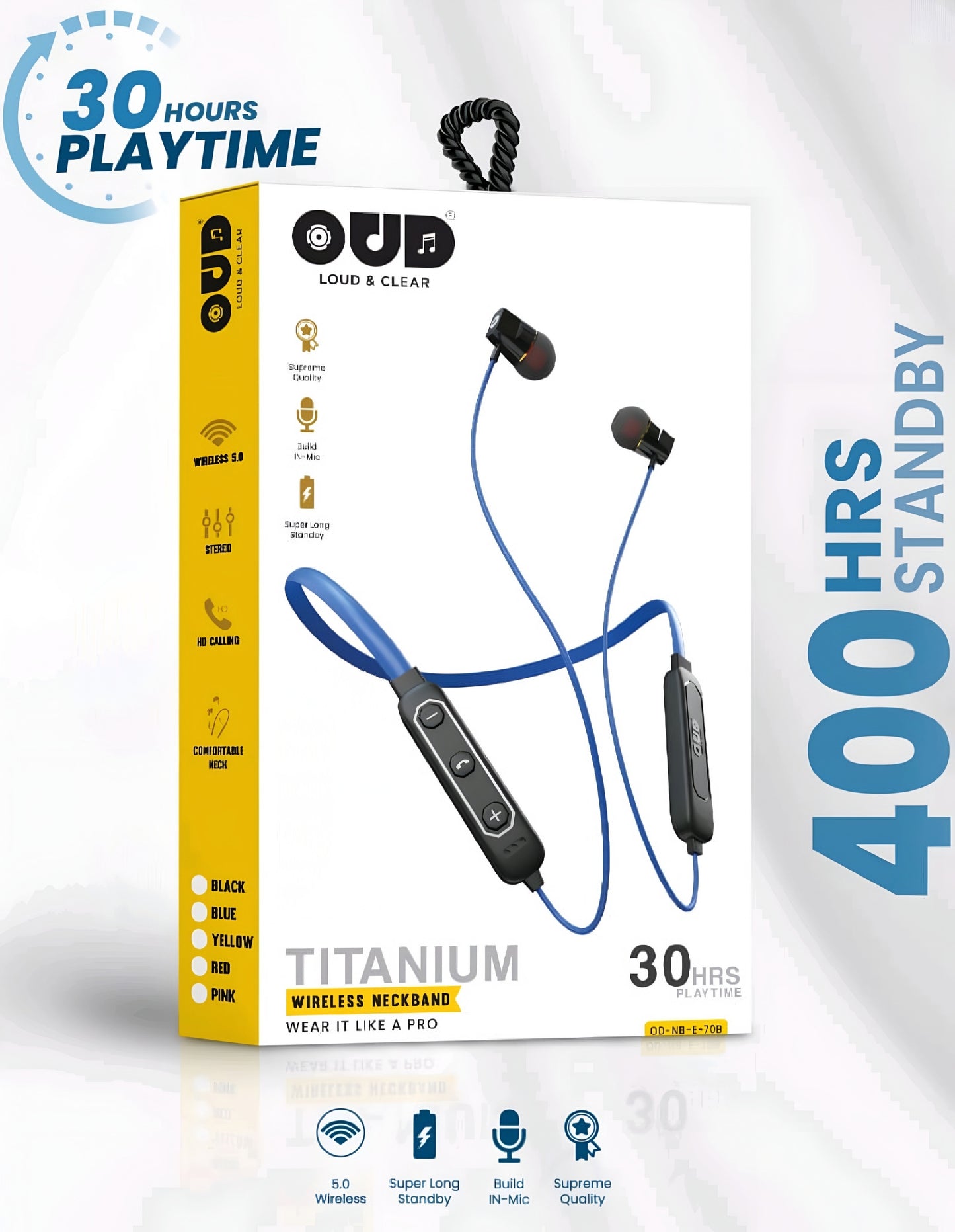 OUD TITANIUM Wireless Neckband