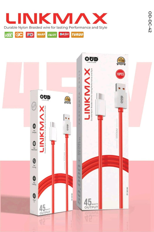 OUD LINKMAX 45Watt Type-C Charging Cable