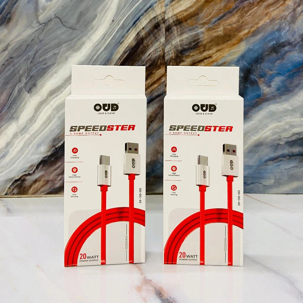 OUD SPEEDSTER 3.4A 20Watt Micro USB Charging Cable