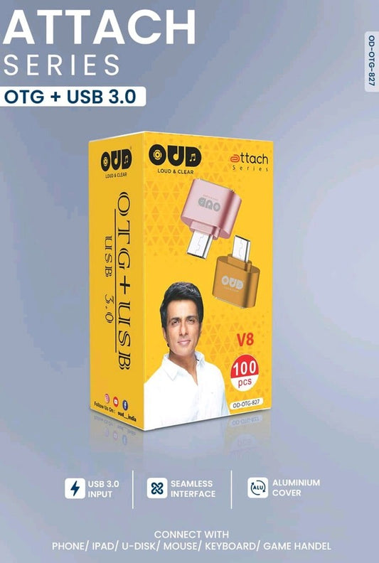 OUD ATTACH USB 3.0 to V8 OTG Adapter