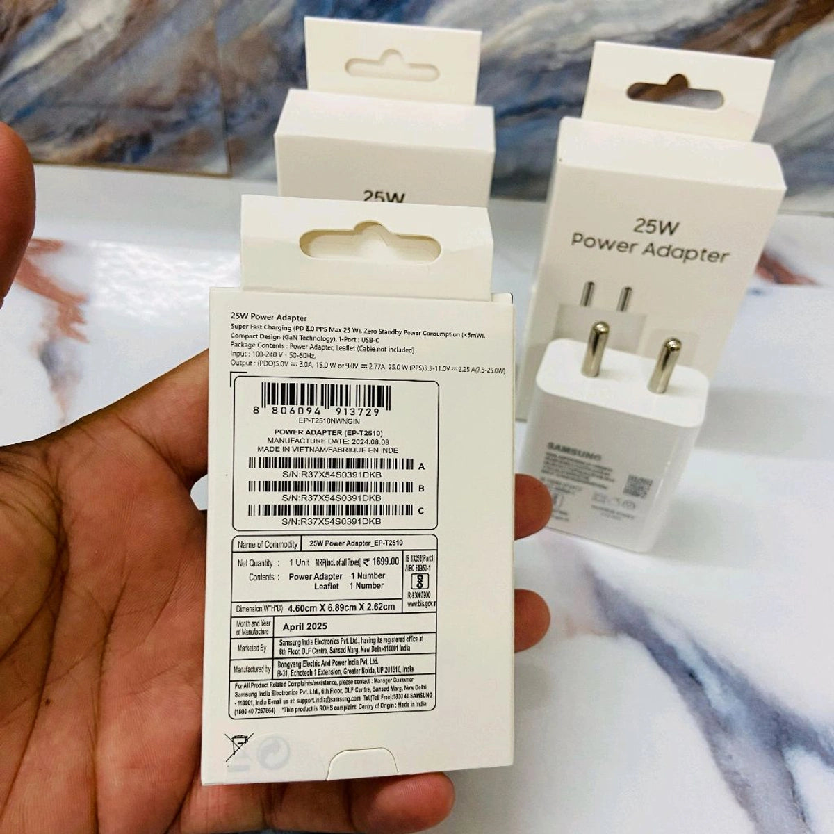 BG Samsung 25Watt Type-C Power Adapter