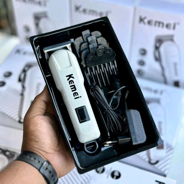 Kemei KM-809A Professional Rechargeable Hair Trimmer Electric Hair Clipper, Razor Trimmer 240 min Runtime 4 Length Settings