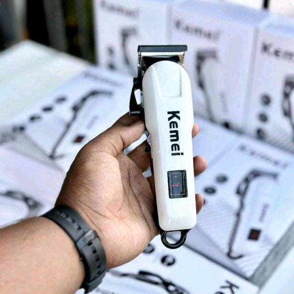 Kemei KM-809A Professional Rechargeable Hair Trimmer Electric Hair Clipper, Razor Trimmer 240 min Runtime 4 Length Settings