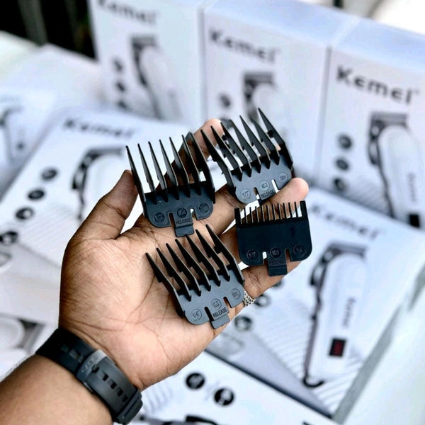 Kemei KM-809A Professional Rechargeable Hair Trimmer Electric Hair Clipper, Razor Trimmer 240 min Runtime 4 Length Settings