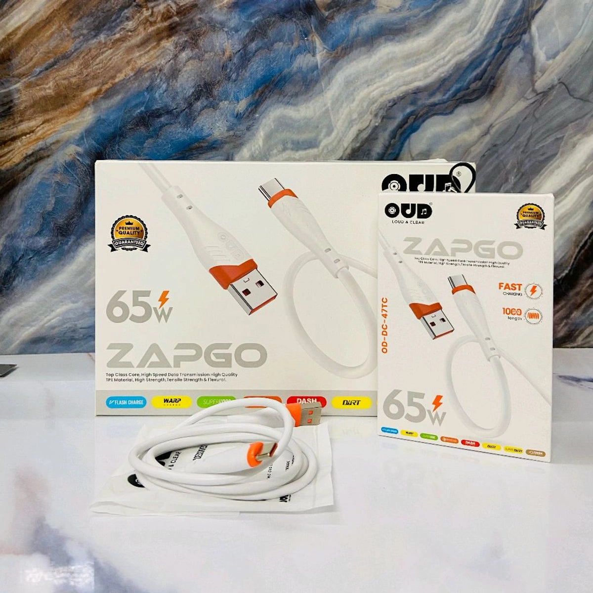 OUD 45watt/65watt Type-C Fast Charging Cable