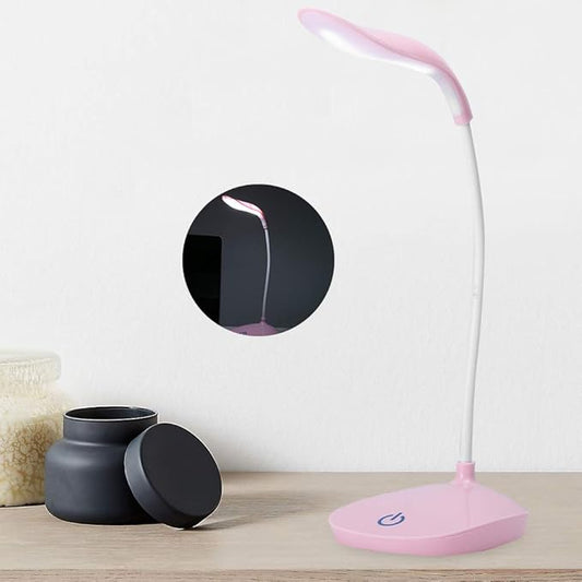 Study Table Lamp with Flexible body and Rechargeable Battery
