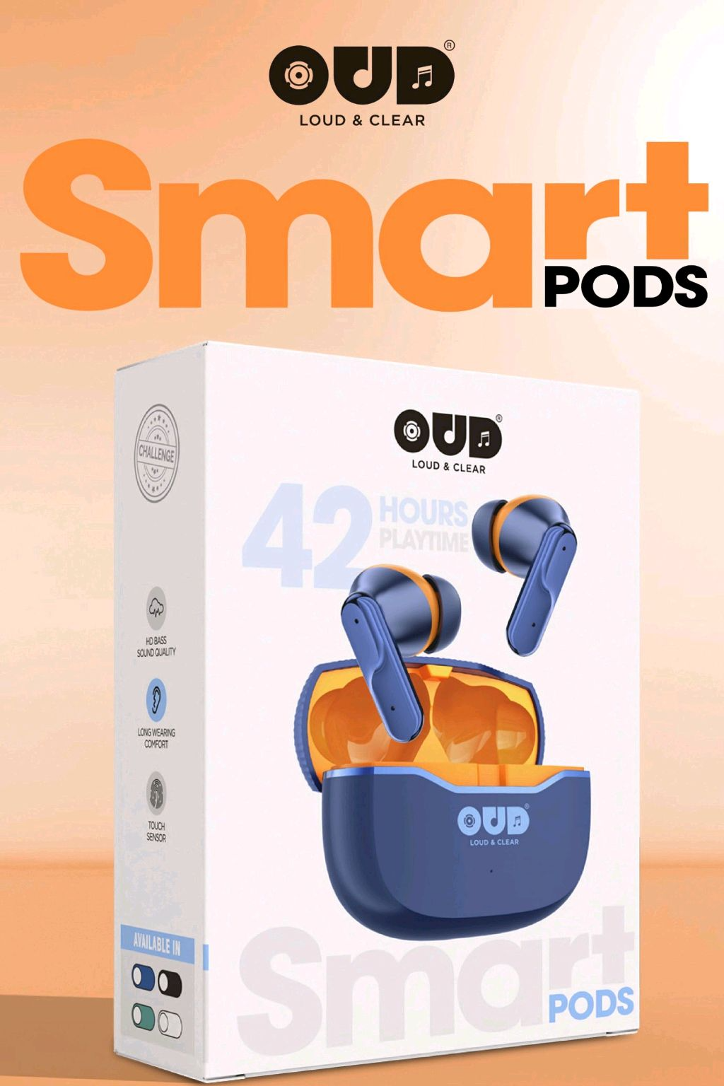 OUD Smartpods Wireless Earbuds