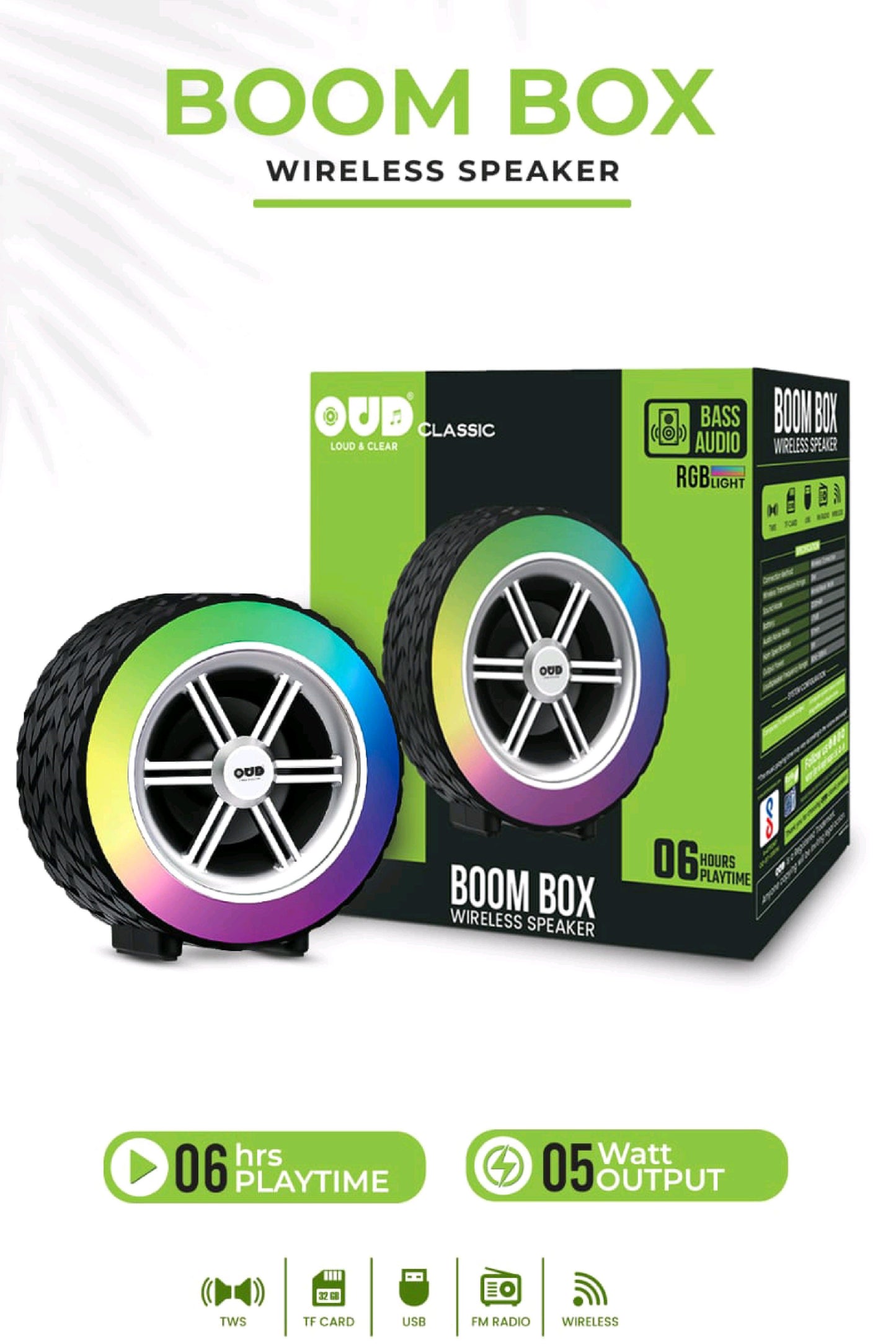 OUD BOOM BOX Wireless Speaker