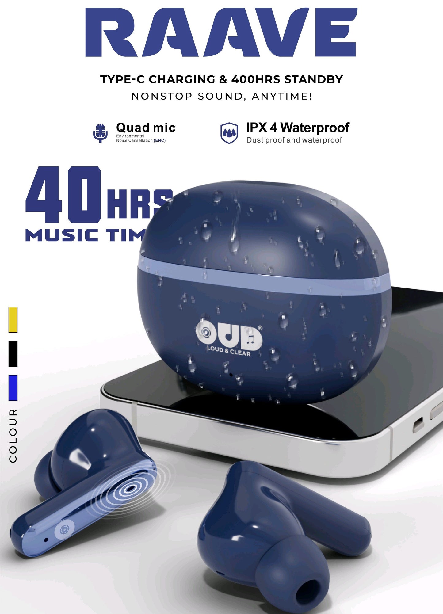 OUD RAAVE TWS Earbuds