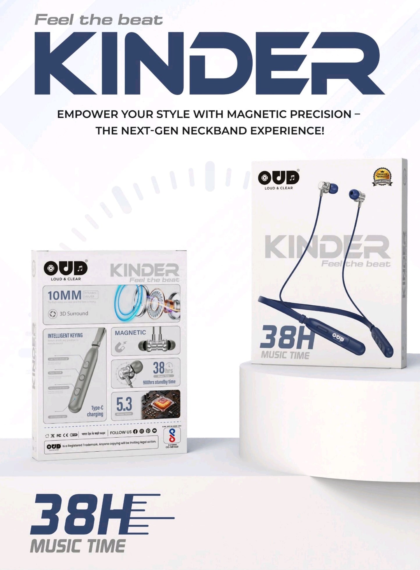 OUD KINDER Wireless Neckband