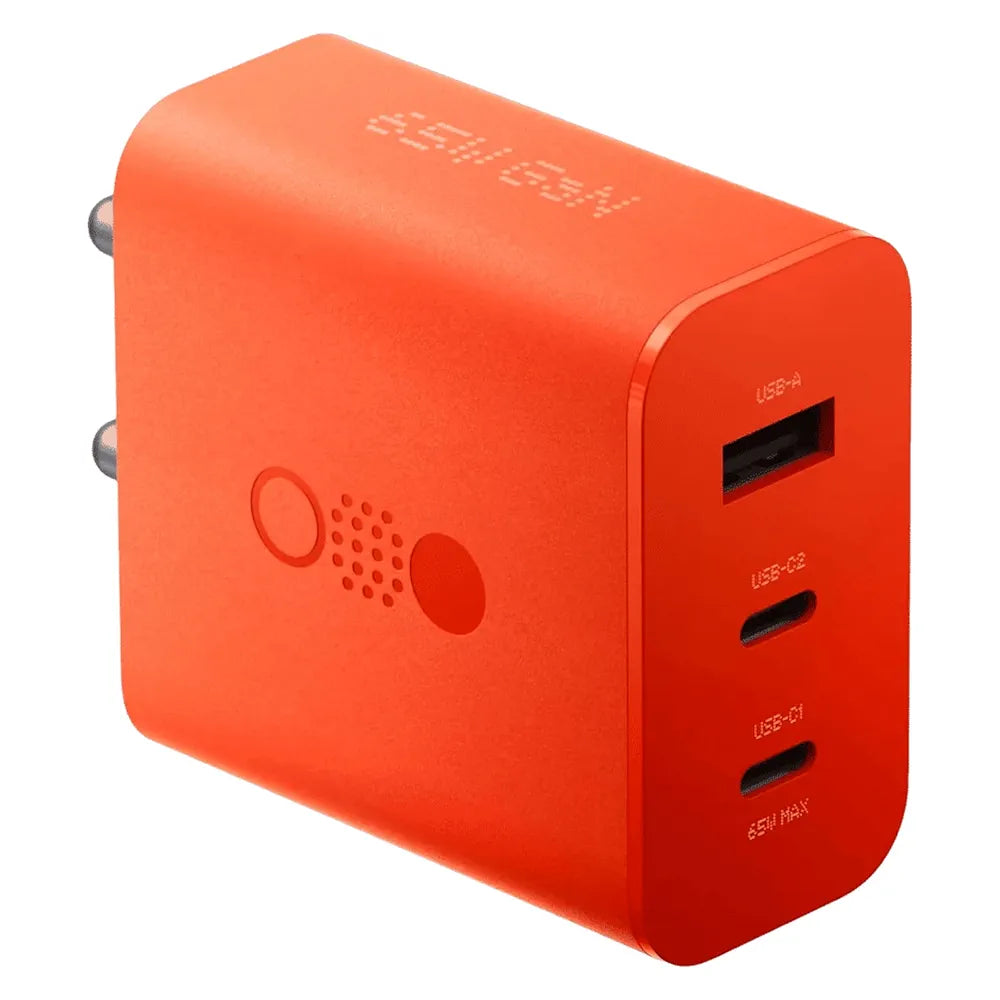 BG CMF 65w GAN 3in1 Port Wall Adapter