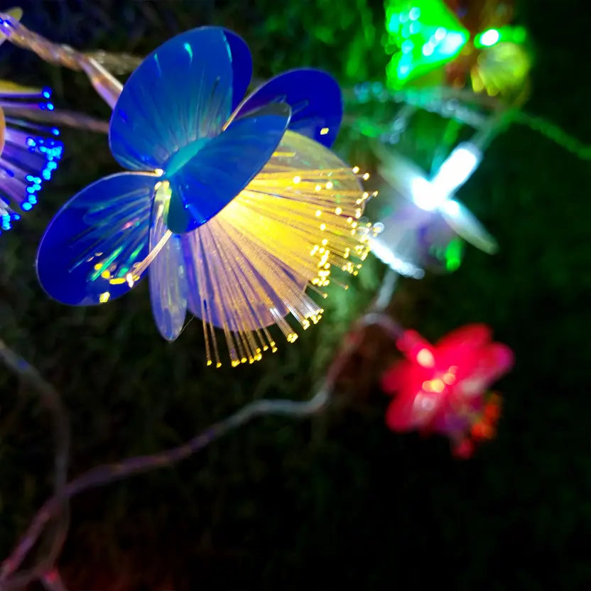 Bite Gadgets 14 LED Multicolor Flower String Lights