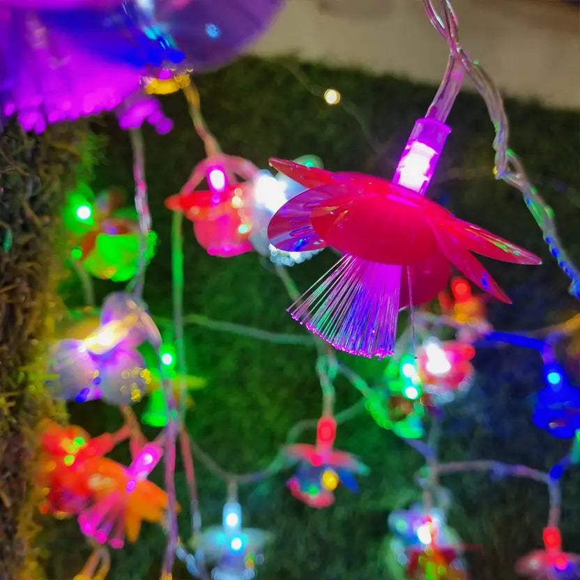 Bite Gadgets 14 LED Multicolor Flower String Lights