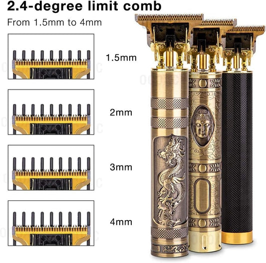 Maxtop Professional Hair Clipper with 1200mAh battery for 120 mins runtime, Acute angle cutter head, 5 length settings