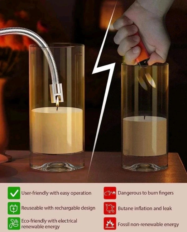 Electric Lighter with 360° Rotatable Hose