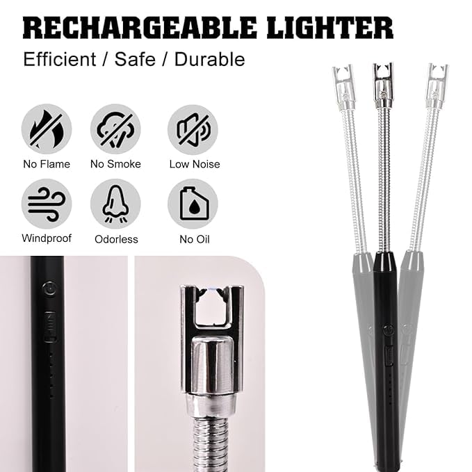 Electric Lighter with 360° Rotatable Hose