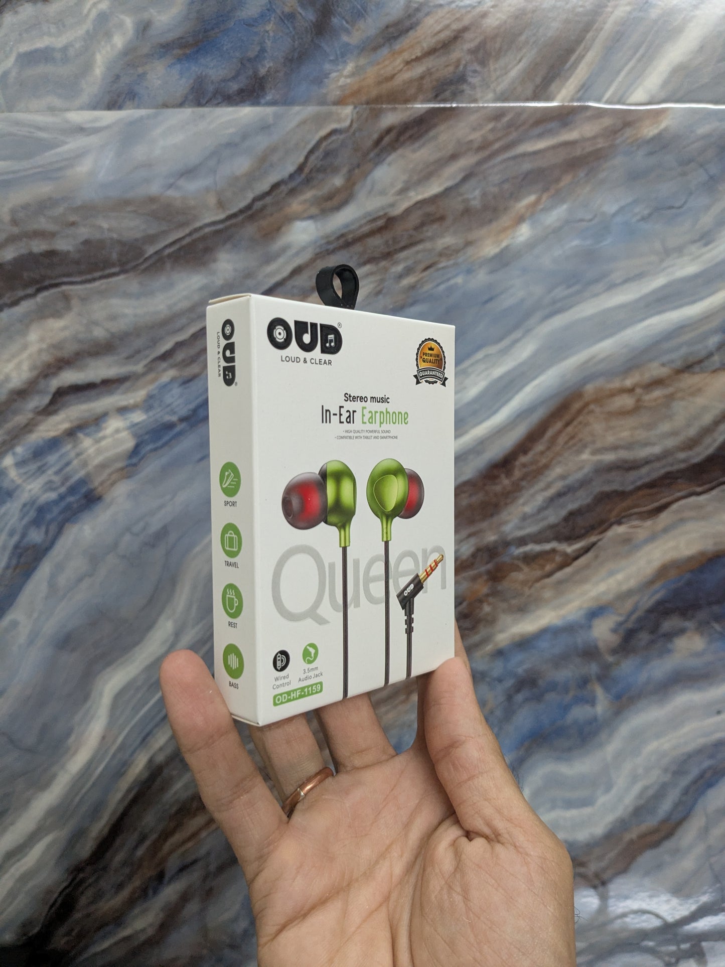 OUD QUEEN Wired Earphones