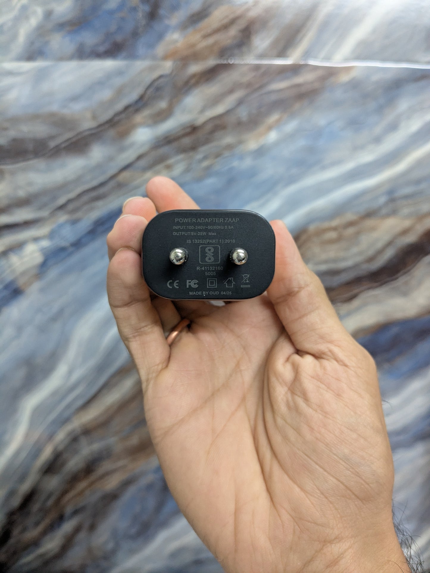 OUD ZAAP 25Watt Fast Charging Adapter with Type-C/Micro-USB Cable