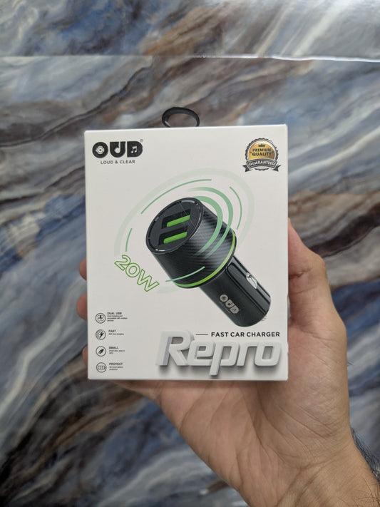 OUD REPRO 20Watt Dual Port Car Charger