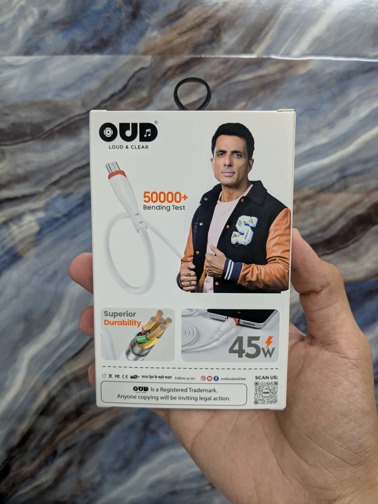 OUD 45watt/65watt Type-C Fast Charging Cable