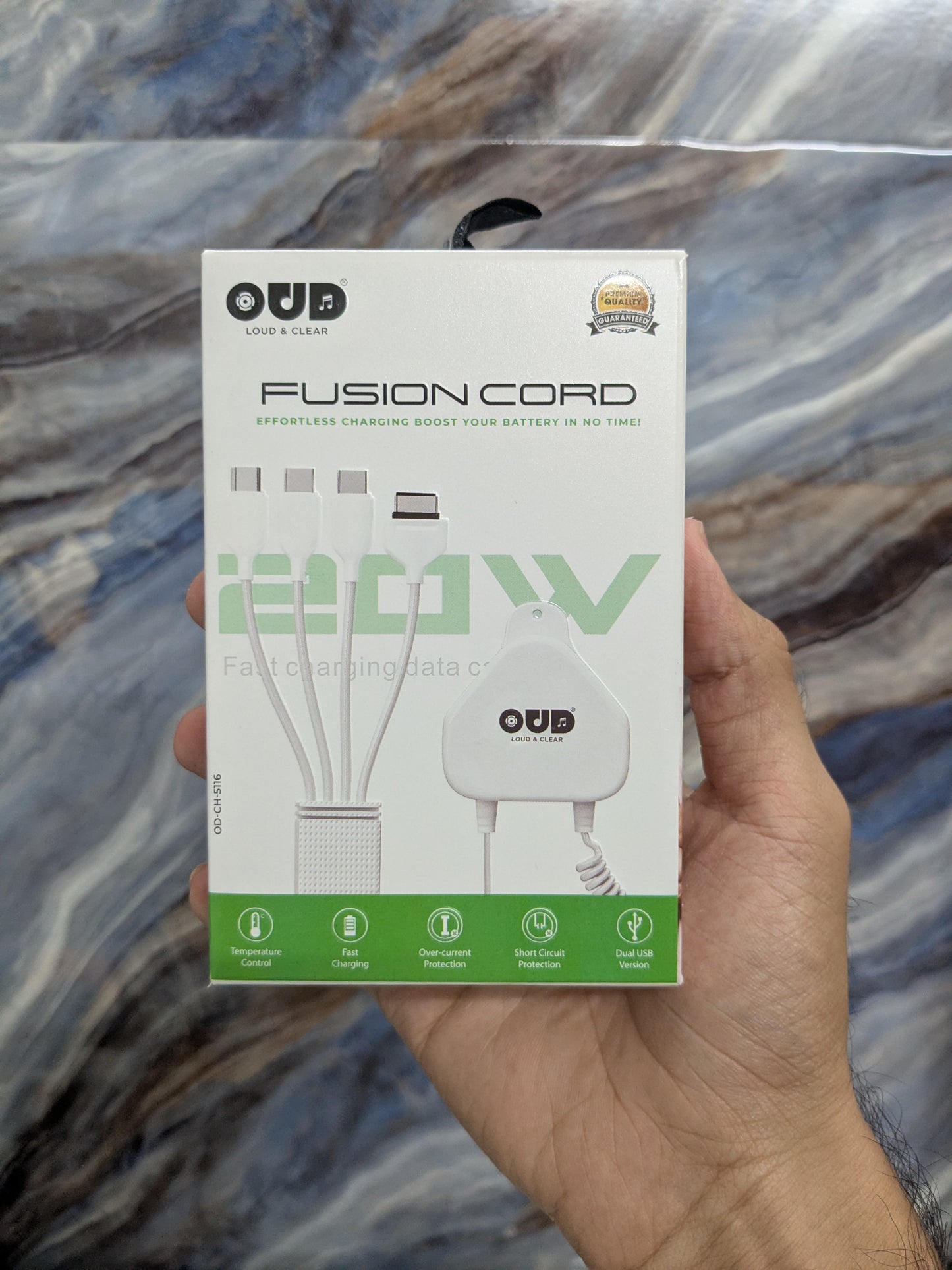 OUD FUSION CORD 20Watt DC Charger for Tractor/Auto/Car