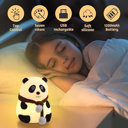 Silicone Panda Night Light