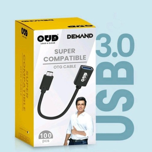 OUD DEMAND Super Compatible USB 3.0 to V8 OTG Cable