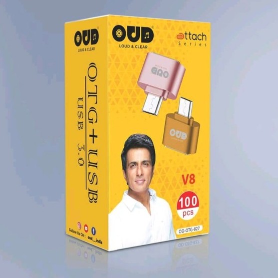OUD ATTACH USB 3.0 to V8 OTG Adapter