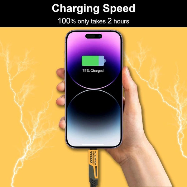 4-in-1 Multiport Fast Charging Cable, 1.5A 1 m Metal Braided, USB C, Lightning, USB A, 66W Fast Charging, Multi Device Support  (Compatible with Laptop, SmartPhone, Mac, smartwatch, Earbuds)