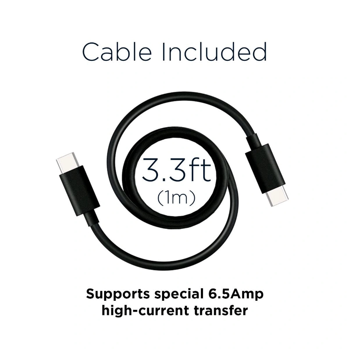 68W Turbo C-Type Power Fast Adapter with 3.3Ft Type-C Cable for Motorola Phones