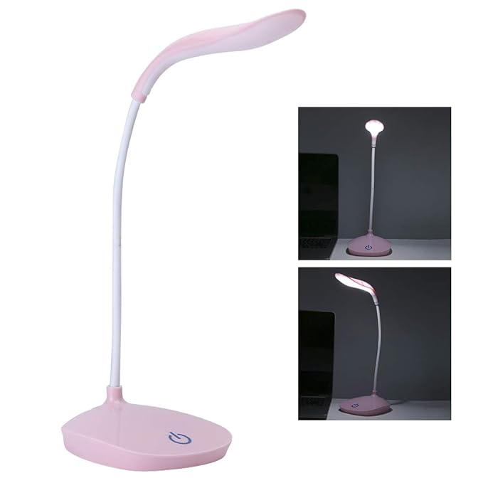 Study Table Lamp with Flexible body and Rechargeable Battery
