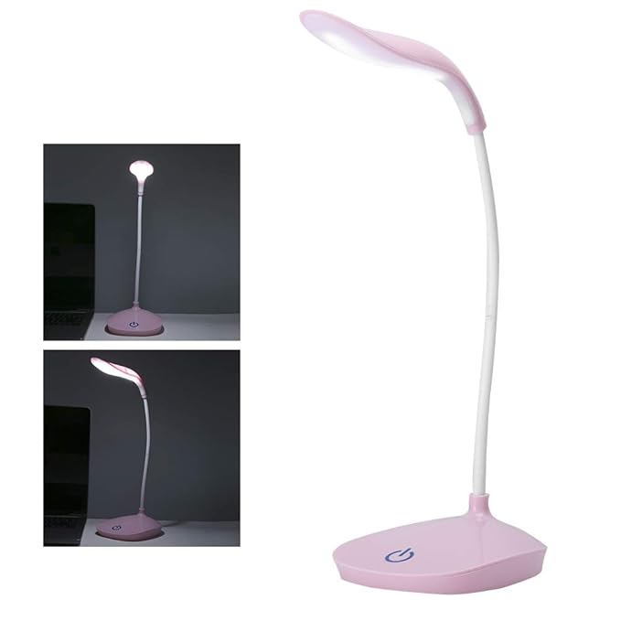 Study Table Lamp with Flexible body and Rechargeable Battery