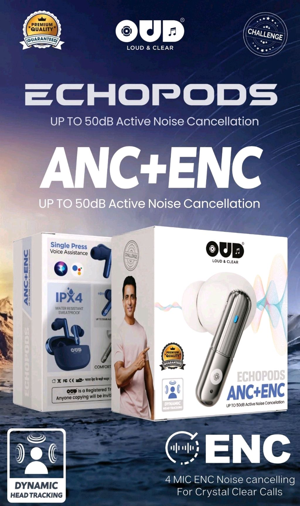 OUD Echopods Wireless Earbuds