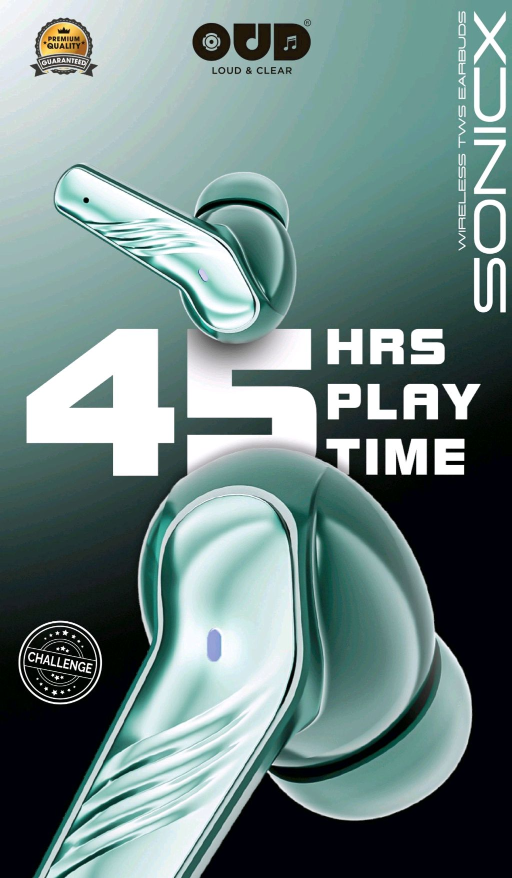 OUD SonicX Wireless Earbuds
