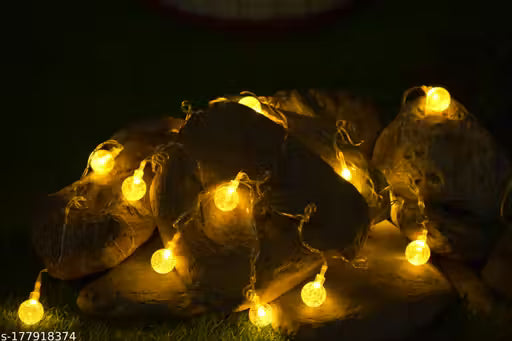 Bite Gadgets 60 Warm White LEDs Water Gel Ball String Light for Decoration