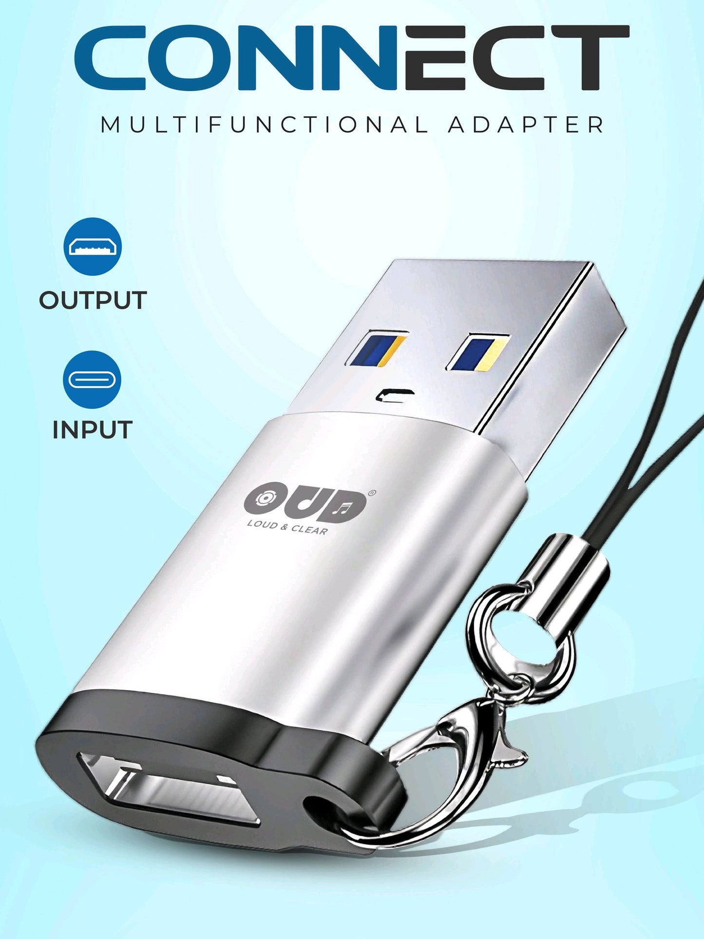 OUD CONNECT USB 3.0 to Type-C OTG Adapter