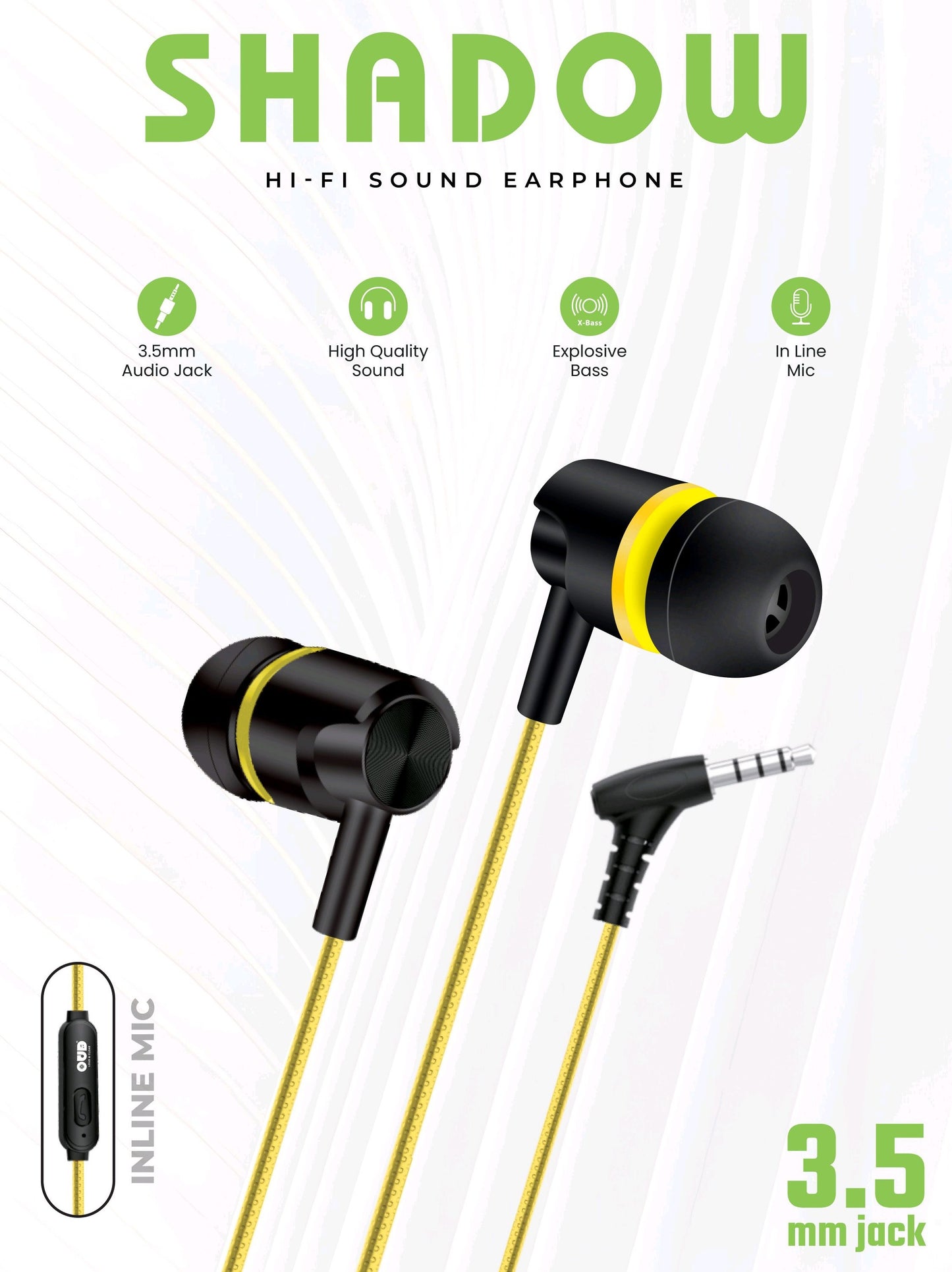 OUD SHADOW Wired Earphones