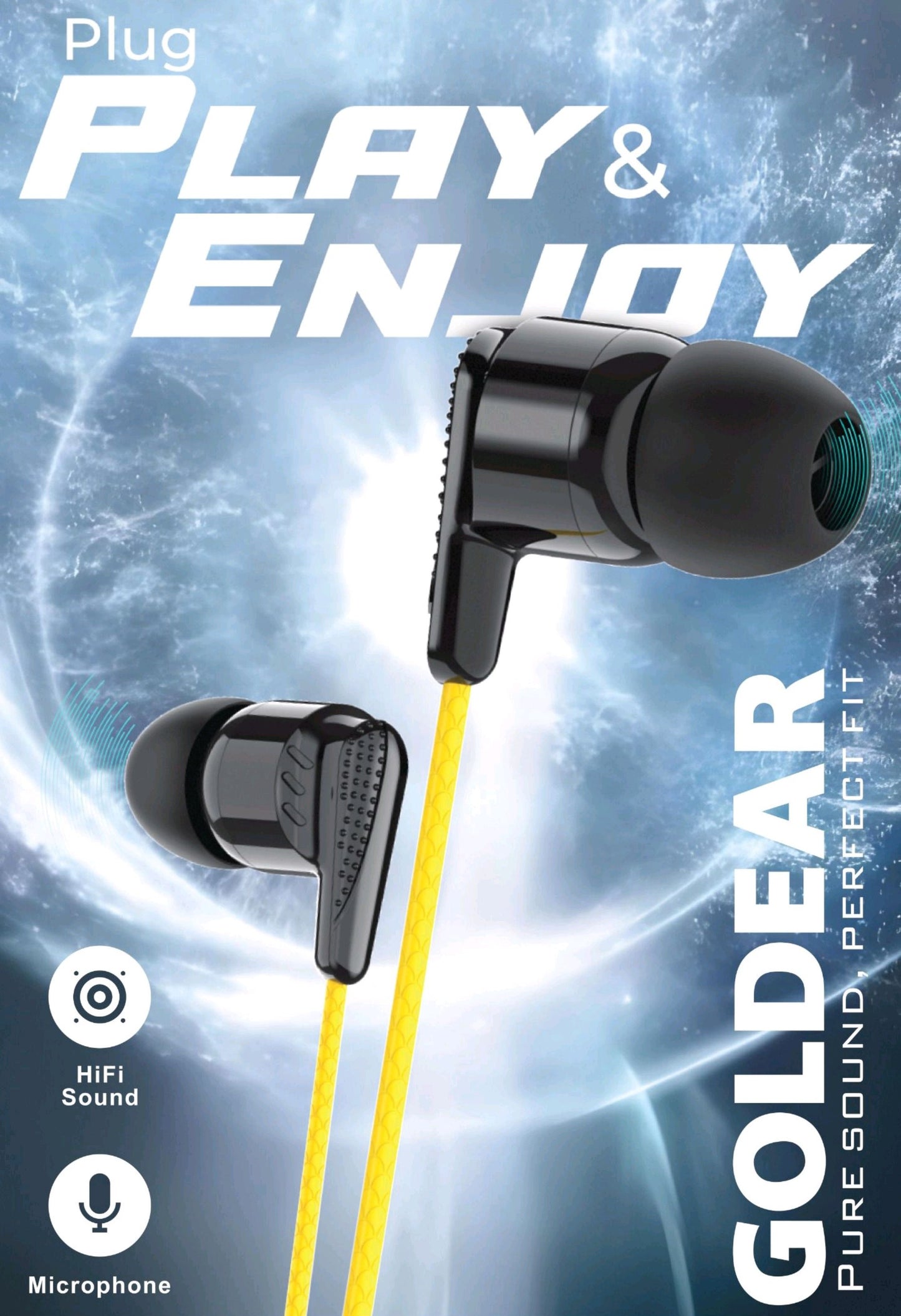 OUD GOLDEAR Wired Earphones