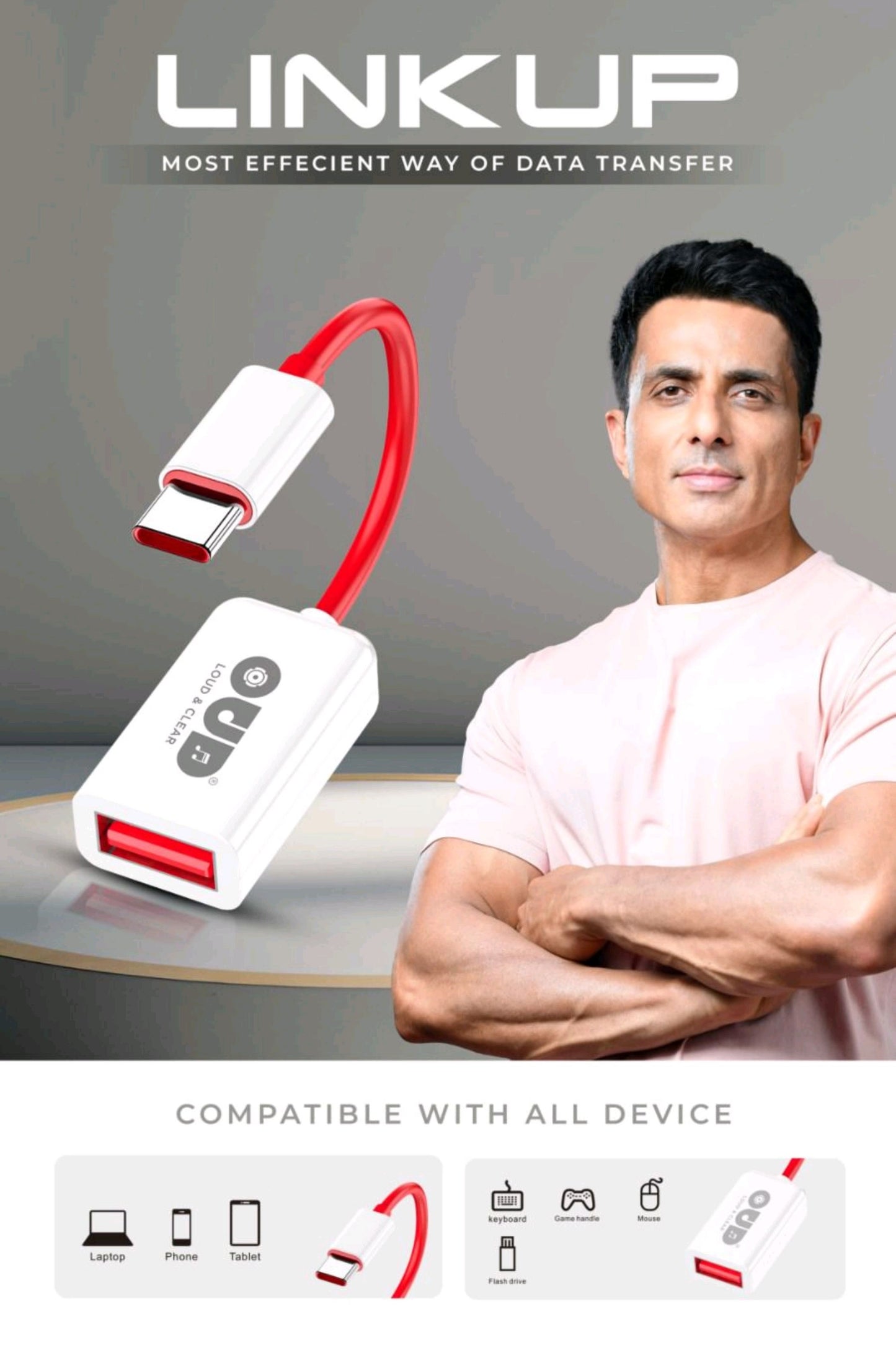 OUD LINK-UP Type-C to USB 3.0 Adapter