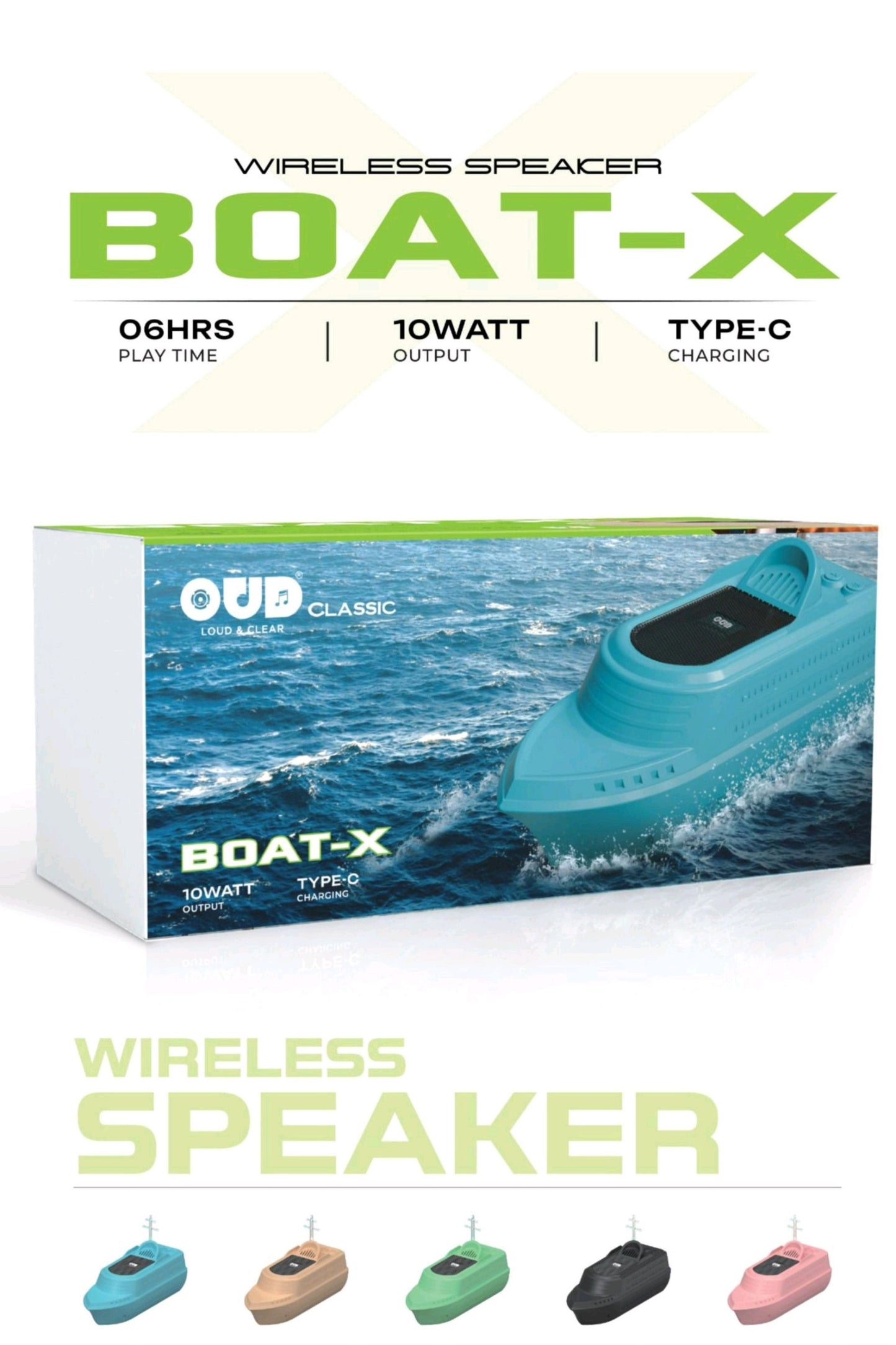 OUD BOAT-X Wireless Speaker
