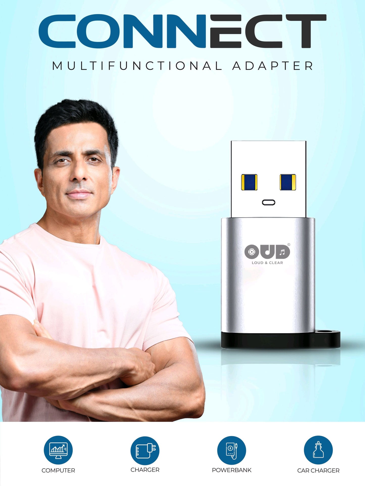 OUD CONNECT USB 3.0 to Type-C OTG Adapter